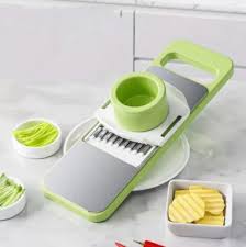 WMMO 6 in 1 Multifunctional Kitchen Grater with Container, Easy to Clean, Kitchen Fruit Vegetable Cheese Slicer Shredder