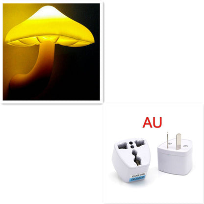 LED Mushroom Wall Socket Lamp