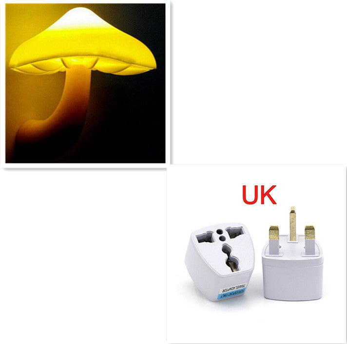 LED Mushroom Wall Socket Lamp